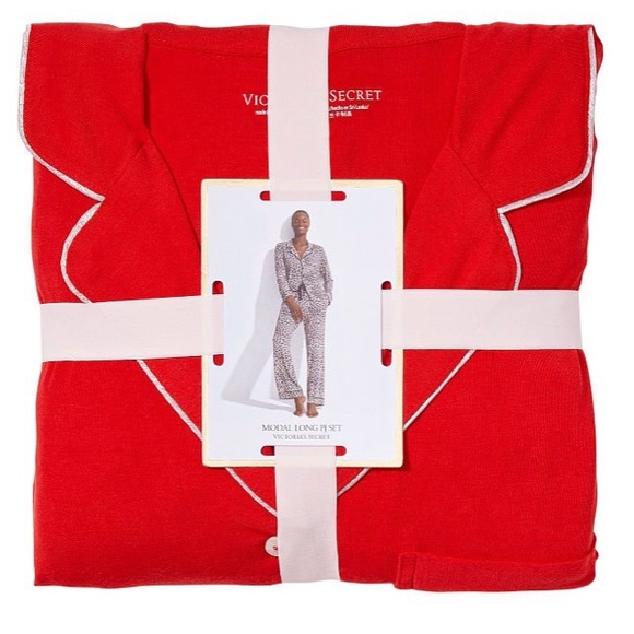 NWT VICTORIA'S SECRET CLASSIC 
Modal Long Pajama Set - Picture 4 of 4